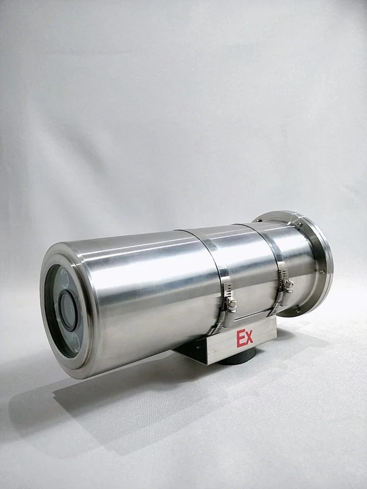 Wired explosion proof IP camera with network cable and IR night vision